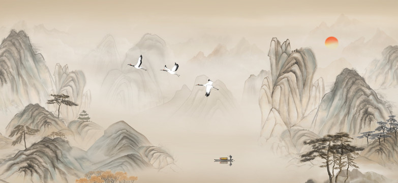國畫山水