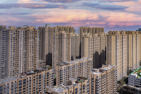 住宅区建筑航拍高清