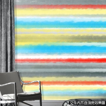北歐抽象油畫壁紙