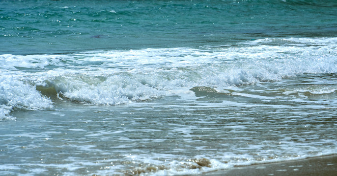 海岸海水海浪水泡