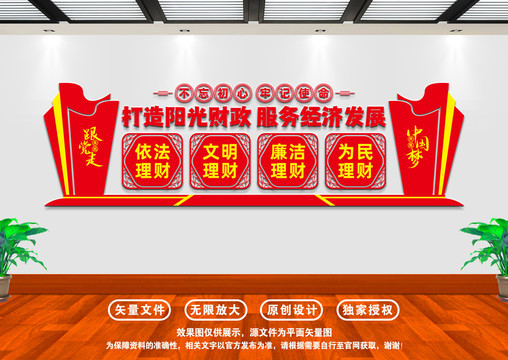 財(cái)政局文化墻
