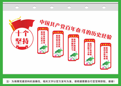 樓梯樓道十個堅持文化墻