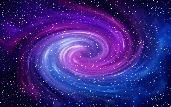 旋渦星空背景