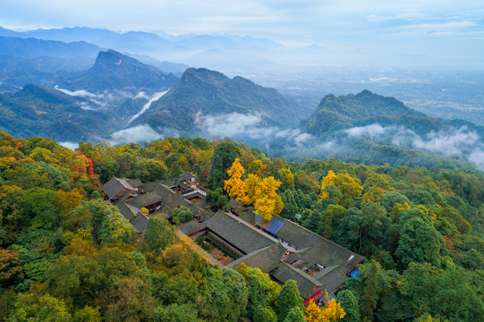 都江堰青城山秋色