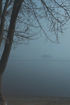 云南抚仙湖孤山风景区