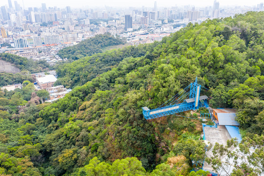 航拍广州白云山风景名胜区