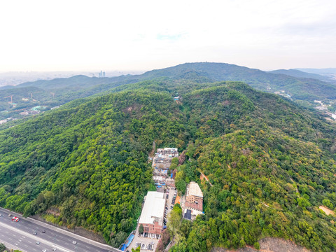 航拍广州白云山风景名胜区