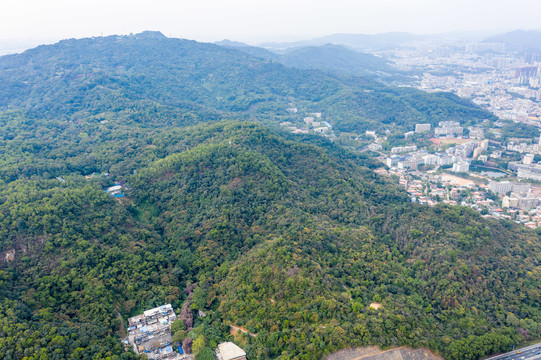 航拍广州白云山风景名胜区