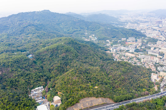 航拍广州白云山风景名胜区