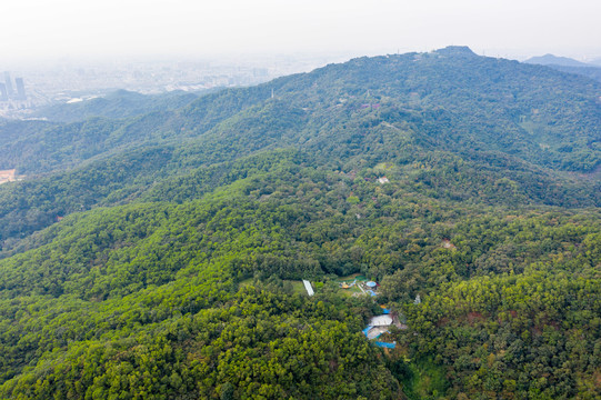 航拍广州白云山风景名胜区