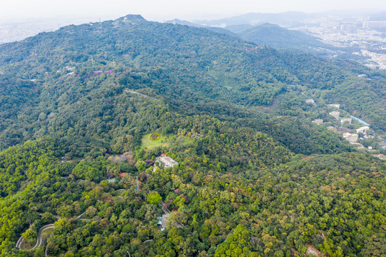 航拍广州白云山风景名胜区