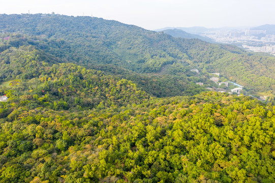 航拍广州白云山风景名胜区