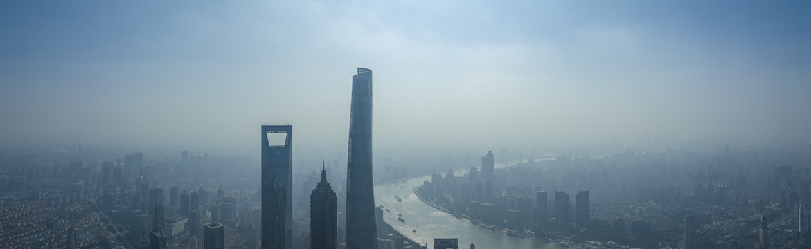 上海中心大厦全景