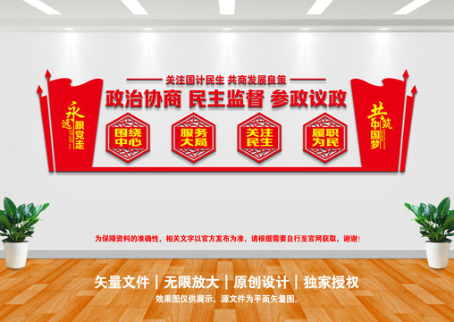 政協(xié)背景墻