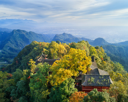 都江堰青城山秋色