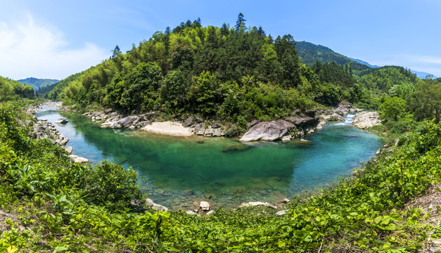 高清宽幅青山绿水