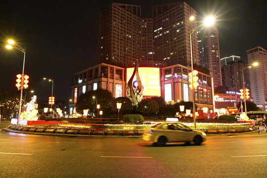 三峡广场夜景