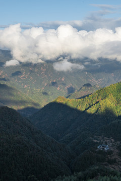 瑞安市金鸡山云海山峰