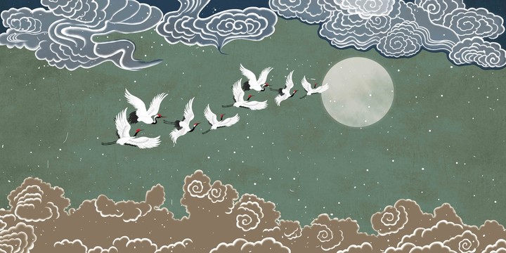 古風(fēng)古典祥云背景
