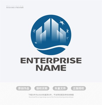 建筑房产logo标志设计