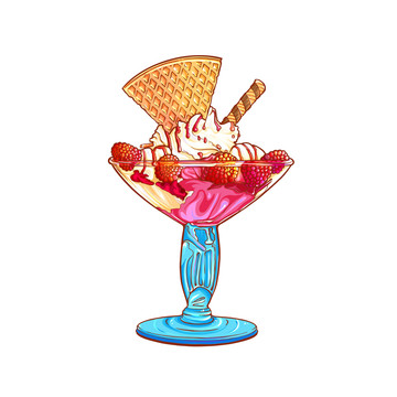 饮品树莓派冰激凌