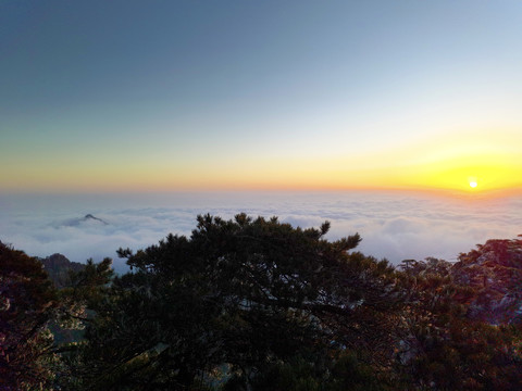 黄山日出