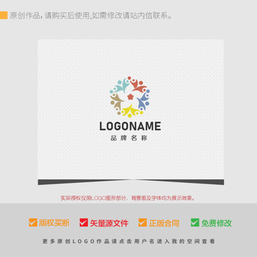 花朵小人組合LOGO