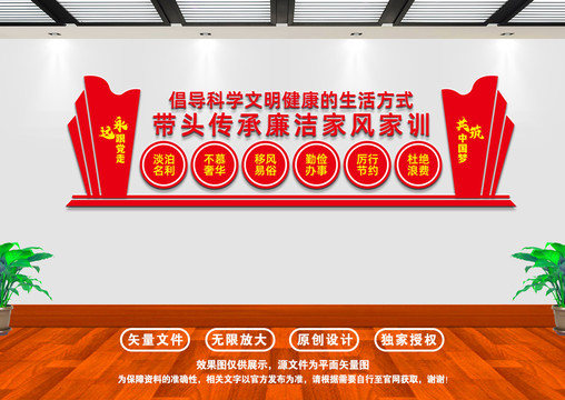 家庭作風(fēng)建設(shè)文化墻
