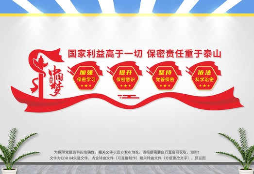 保密文化墻