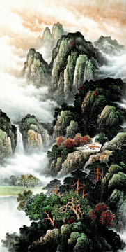 山水圖一非高清
