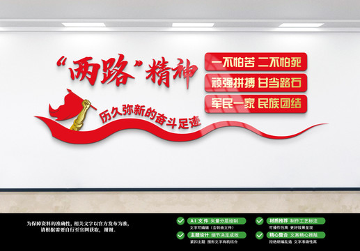 兩路精神文化墻