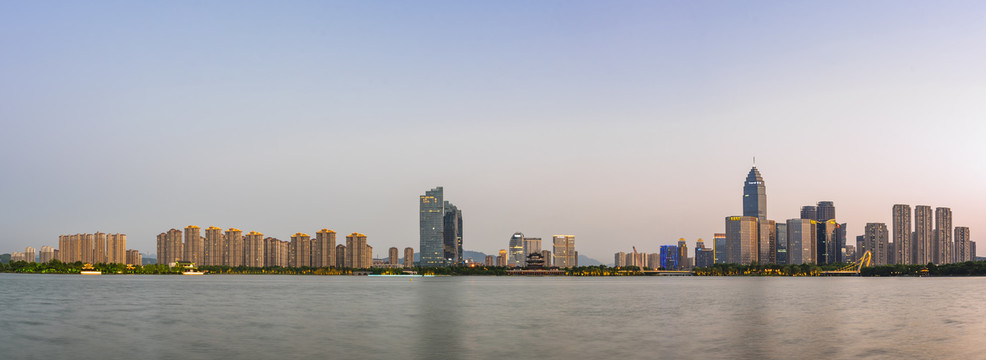 绍兴迪荡湖风光高清全景