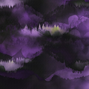 藍色高清山水