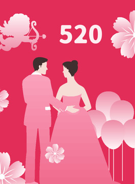 520卡通情侶