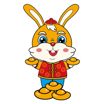 可愛卡通兔子