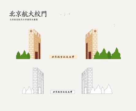 北京航空航天大學(xué)校門