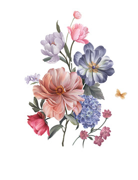 花卉裝飾畫