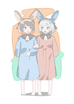 双胞胎兔兔
