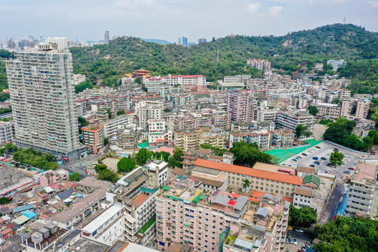 航拍福建厦门沙坡尾艺术西区