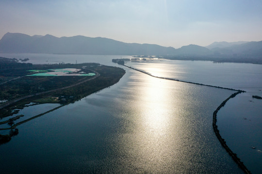 昆明滇池草海湖滨生态湿地公园