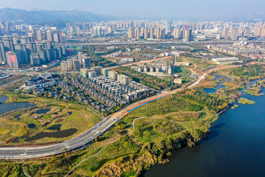 昆明滇池草海湖滨生态湿地公园