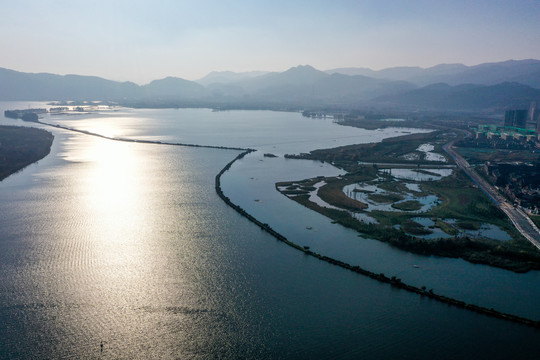 昆明滇池草海湖滨生态湿地公园