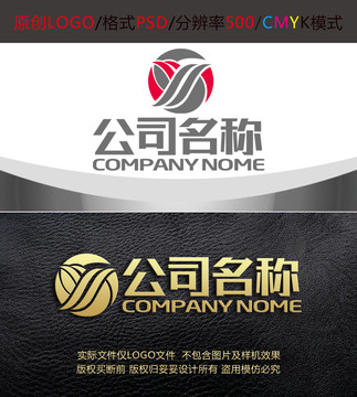 纺织布艺字母加工logo设计