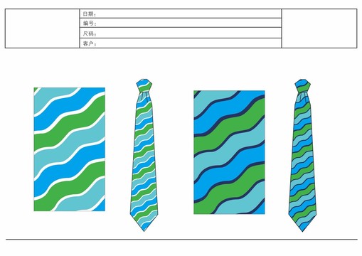 绅岚服装设计领带丝巾图案设计