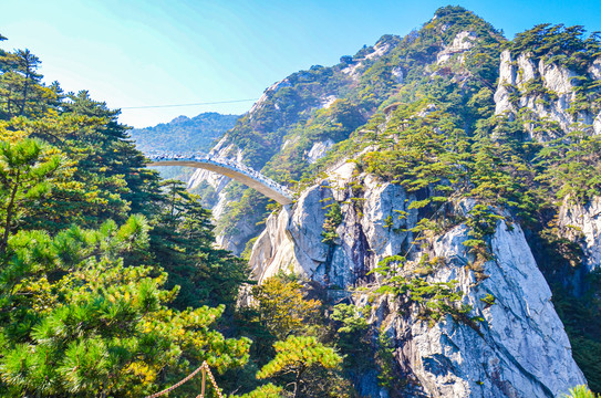 天堂寨景区鹊桥