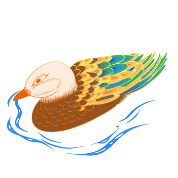 鴨子免摳素材