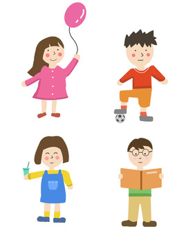 六一兒童節(jié)兒童插畫素材