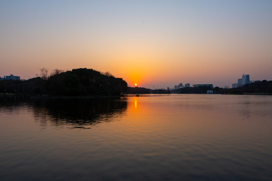 晚霞落日