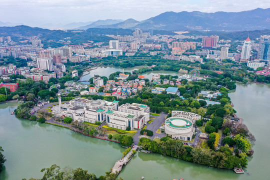 航拍福建博物院