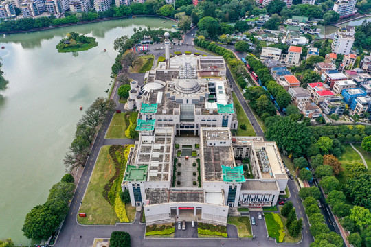 航拍福建博物院